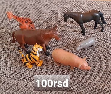 igracka konj: Set figurica životinja – mešani set plastika/guma. U kompletu: - — 1