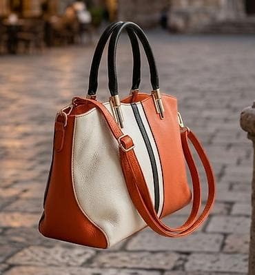 ronson upaljaci cena: Elegantna ženska torba – dvo-ton dizajn - Materijal: kvalitetna — 1