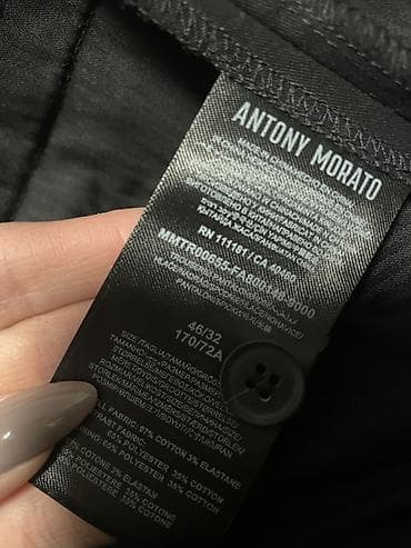 Homesuits: Antony Morato muške pantalone – model Carrot Jagger - Boja: crna - — 7