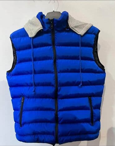 konobarski prsluci: Muski prsluci, modeli od S do XXL kapuljaca se koze skidati CRni — 1