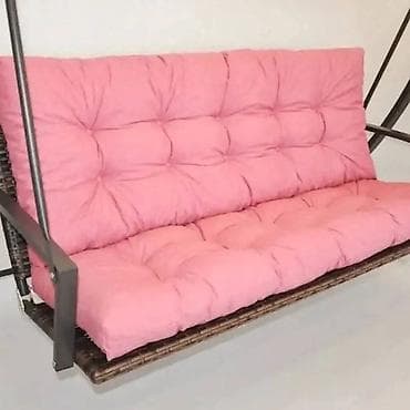 Jastuci: Jastuci za dvorišnu ljuljašku – trosed - Udobni, debeli jastuci sa — 2