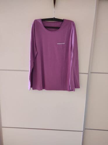 h: M (EU 38), Cotton, Single-colored, color - Purple — 1