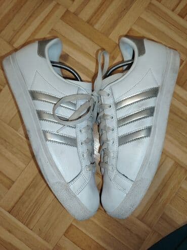 Oxfords: Adidas, 40.5, color - White — 3