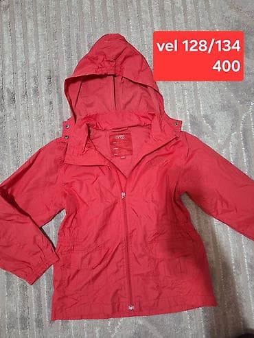 decija odeca za devojcice: Esprit dečja jakna sa kapuljačom, crvena boja. - Veličina: 128/134 — 1