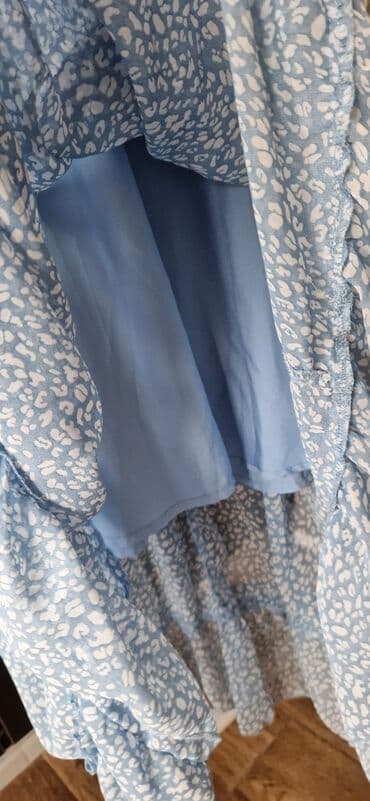 moderne haljine za svadbu: S (EU 36), bоја - Svetloplava, Dugih rukava — 7