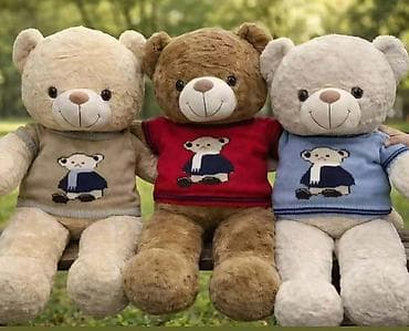 igračke slike: Medvedici Dimenzije 80, 110, 120 cm 80 cm- 4600 din 110cm- 5200 din — 1