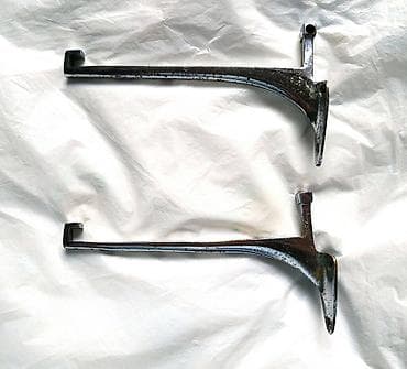 Metalni nosači hromirani korišćeno, stanje se vidi na slikama za