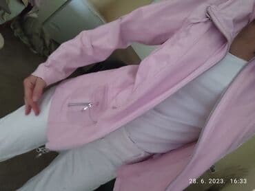 h m srbija haljine 2022: Jakna s/m,h&m prljavo roze — 2
