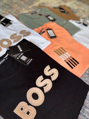 mizan spavacice: Short sleeves T-shirt, Boss, color - Multicolored, Cotton — 7