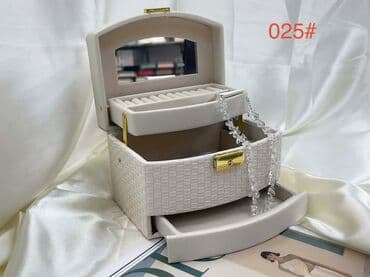 Storage boxes: Jewelry box, color - Red, New — 5