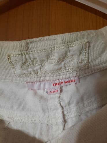 cameleon pantalone: L, Lan, bоја - Bela, Jednobojni — 3