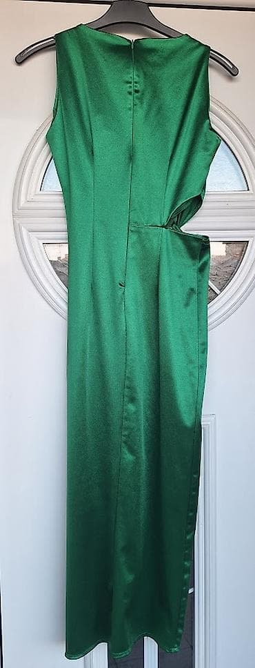 letnje elegantne haljine: Saten haljina – veličina 38/M - Materijal: saten, glatkog sjaja - — 2