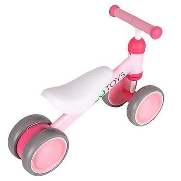 bicikle sa pomocnim tockovima: ECOTOYS guralica PINK – balans bicikl bez pedala za najmlađe Lagani i — 4