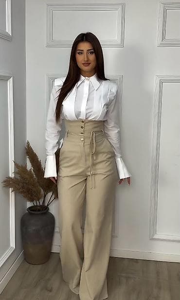 Beauty & Care: 🔥Visokostručni ženski pantalone sa širokim nogavicama
✅2350 din — 2