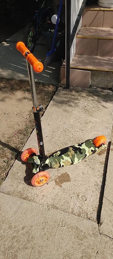 torba za trotinet: Trotinet za decu – 3 točka, kamuflažni dizajn - Prednji dvostruki — 3