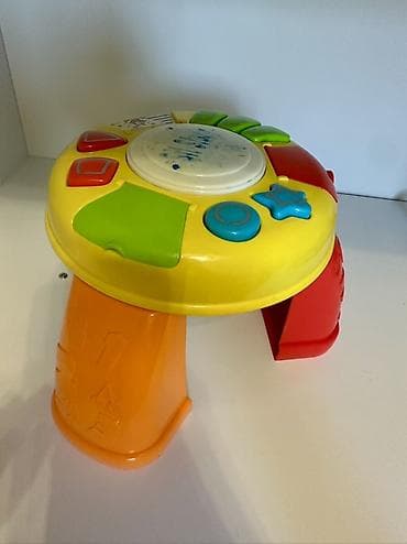 Interaktivni muzički stočić za bebe i malu decu - Šareni okrugli