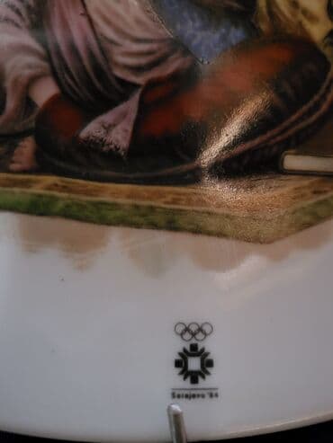 Bowls: Tanjir nov za na zid Olimpijada Sarajevo 1984god. Porcelanski — 4