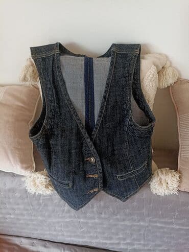 prsluci sa krznom: Dorothy Perkins, S (EU 36), Jeans — 1