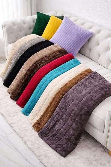 jastuci za bastenske stolice: Dekorativni flekeri prekrivači/ćebad za dnevnu sobu Dim — 1