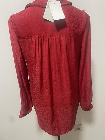 Other: Ženska košulja dugih rukava u intenzivno crvenoj boji. - Klasičan — 2