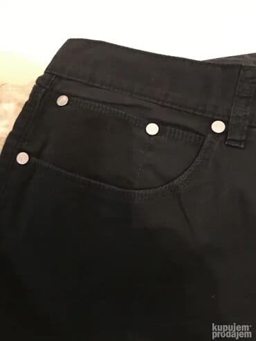Džemperi: Original Hugo Boss pantalone 34 KAO NOVE 100% cotton Crna boja — 4