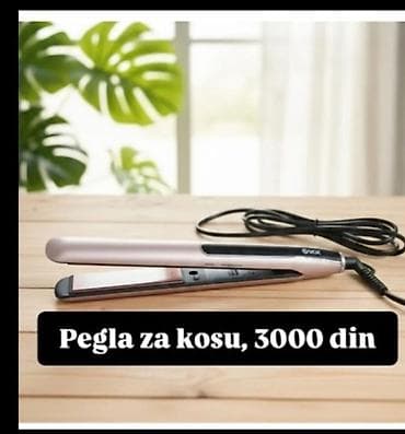 Pegla za kosu VOX - Ploče sa glatkom površinom za ravnomerno klizanje