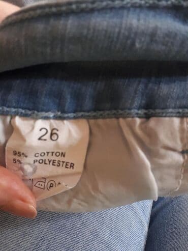 push up pantalone: 36, Teksas, Normalan struk, Ravne nogavice — 5