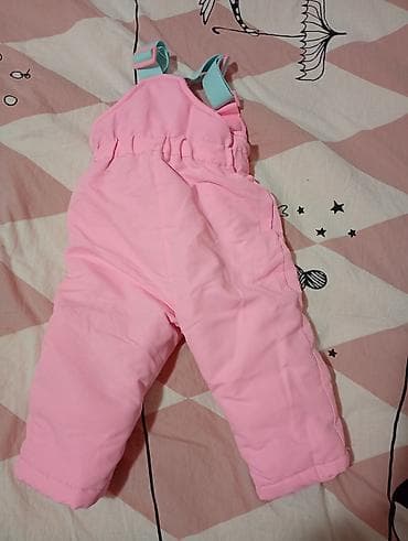 kupaci sa majicom: Dečiji zimski komplet – jakna i ski pantalone broj 80, može i 86 veći — 3