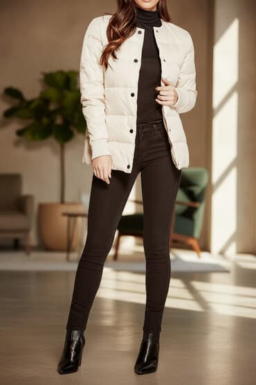 vogeli kaputi zenski: Guess, S (EU 36), Jednobojni, Perje — 1