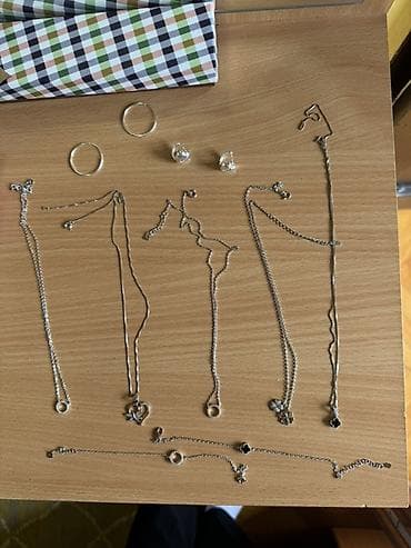 elegantne zenske kosulje: Srebrni 925 ženski nakit – komplet Novo, nije nošeno, nije — 1