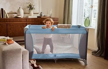 guess decije patike: Prenosivi krevetac / ogradica za bebe 120x60 | Sklopiv | Torba ✅ — 1