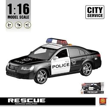 POLICIJSKI AUTO SA ZVUKOM I SVETLOM WY560B 1:16 – City Service Rescue