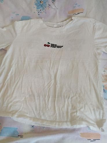 otkup decije garderobe: - H&M BASIC majica bez rukava, crna. Materijal: 100% organski — 4