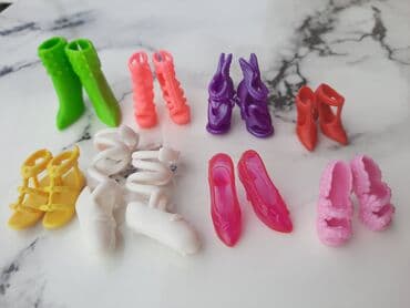 velicine garderobe za bebe: 8 pari cipelica za lutke ili barbike — 1