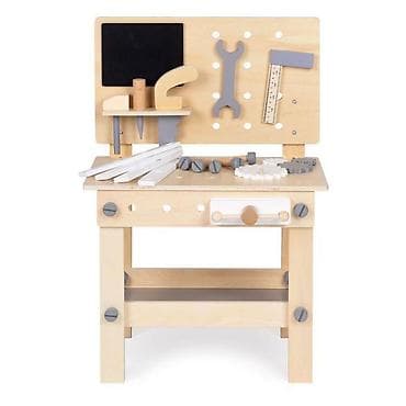 srebrne alke sa cirkonima: DRVENA RADIONICA ZA DECU – STO ZA ALAT ECO TOYS Šifra proizvoda — 5