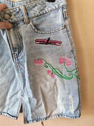 amisu majice: Ženska teksas suknja Amisu Jeans - Brend: Amisu Jeans - Veličina: 28 — 2