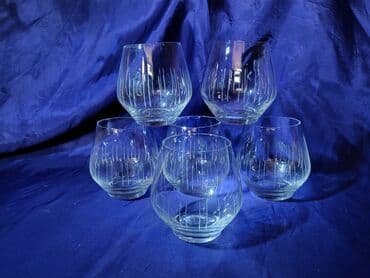 kristalne čaše prodaja: Case kristal,rucna gravura. za zestoko pice 1950g+. Case komada 6 u — 5
