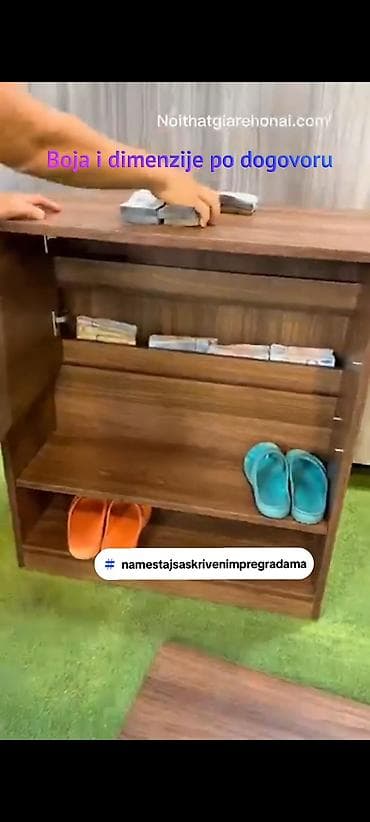 dexy co komode za bebe: -Cipelarnik sa skrivenim pregradama se se moze izraditi od materijala — 4