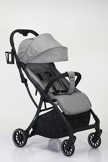 poklanjam kolica za bebe: Dečija kolica – Siva (SKU: 1) Kompaktna kišobran/kompakt kolica — 2