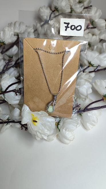 kofer za kvad: Ogrlica sa privjeskom u obliku suze - Materijal: lančić od metalnih — 3