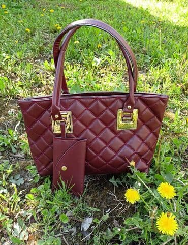 iguana zenske torbe: Elegantna ženska torba sa prošivenim detaljima - Model: tote/šoper — 2