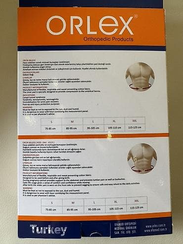 separator za prste lilly: NOVO! ORLEX ortopedski pojas – serija abdominalnih/podržavajućih — 3