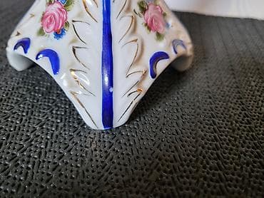 Umetnost i kolekcionarstvo: Vintaz svecnjak porcelanski. Porcelanaki nov svecnjak,perfektan — 9