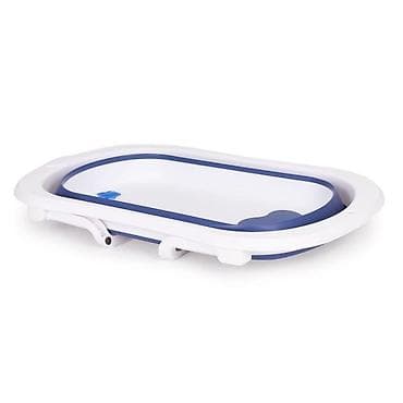 slike za zid: Sklopiva kadica za bebe sa odvodom – EcoToys, plava Šifra proizvoda — 4