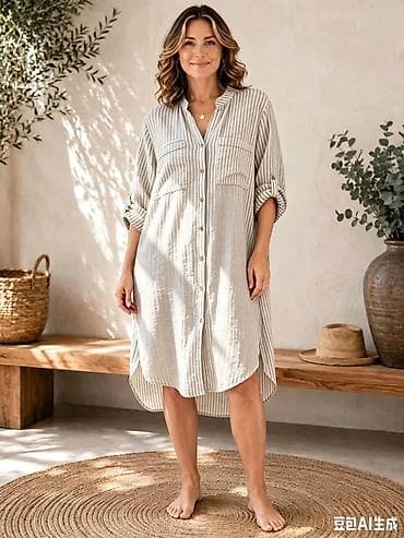 Haljine: 07. Košulja/haljina za punije
2XL 3XL 4XL 
Cena : 2.800 dinara H — 8