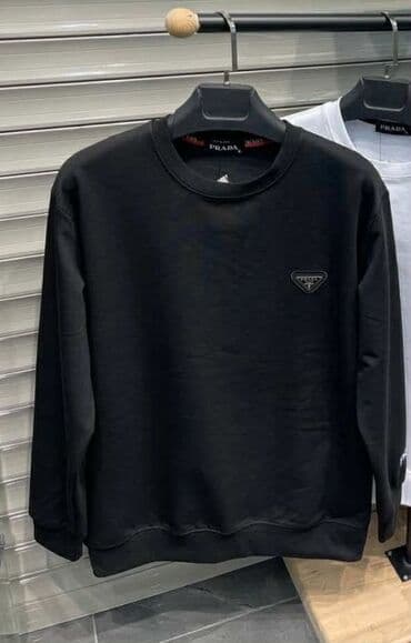 nike m: Muški džemper/sweatshirt sa dugim rukavima, klasičan kroj i okrugli — 2