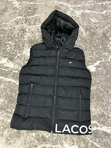 Prsluk Lacoste, bоја - Crna