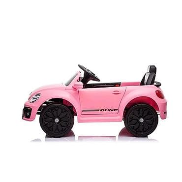 deciji automobili na akumulator polovni: Volkswagen Beetle Dune Roze – dečiji električni automobil Šifra — 4