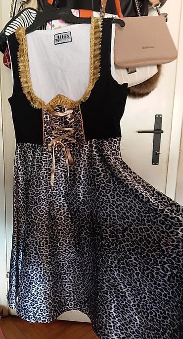 sandale za vodu: Kostim/haljina sa leopard printom i zlatnim detaljima - Gornji deo u — 5