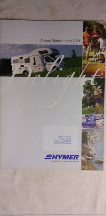 pravoslavni molitvenik cena: Prospekti za kampere Hymer 2007 god.Cena za kom — 5